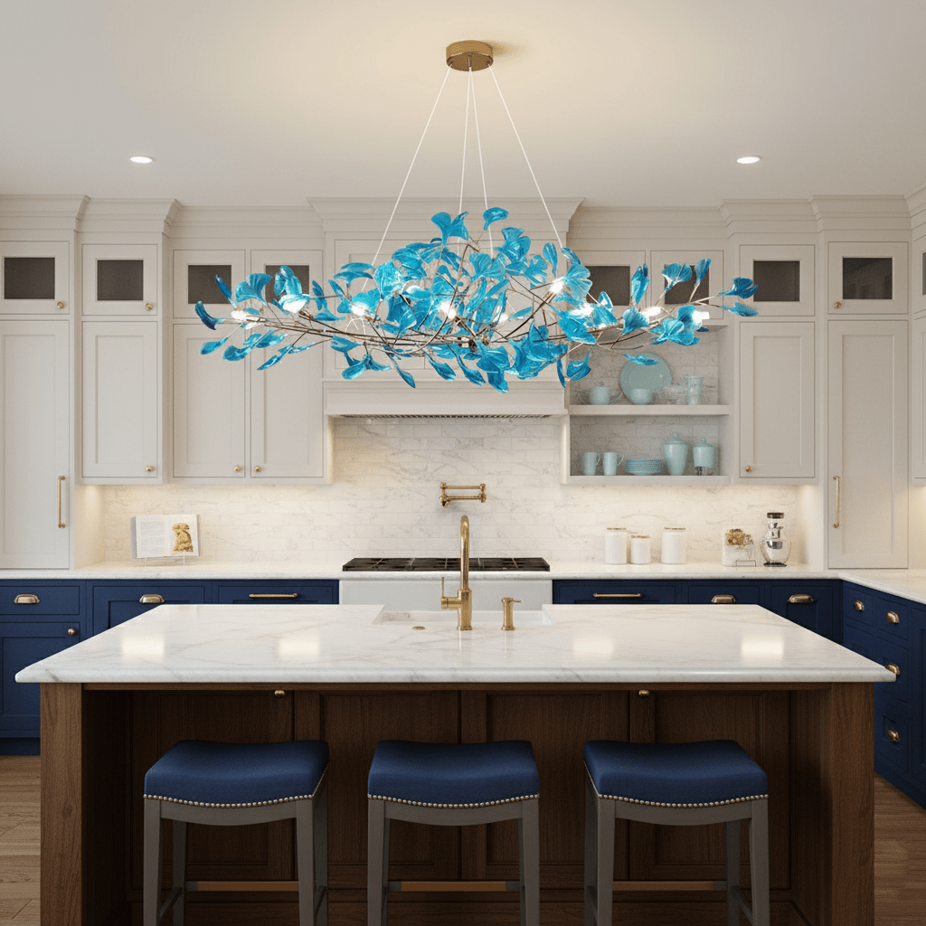 Ginkgo Leaf Chandelier