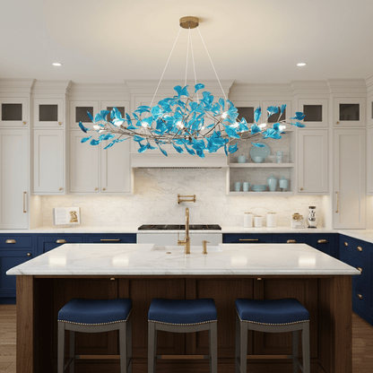 Ginkgo Leaf Chandelier