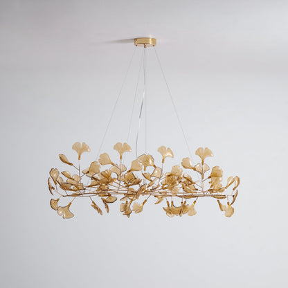 Ginkgo Leaf Chandelier