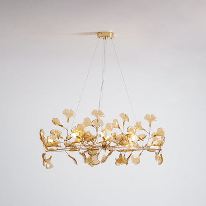 Ginkgo Leaf Chandelier