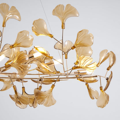 Ginkgo Leaf Chandelier