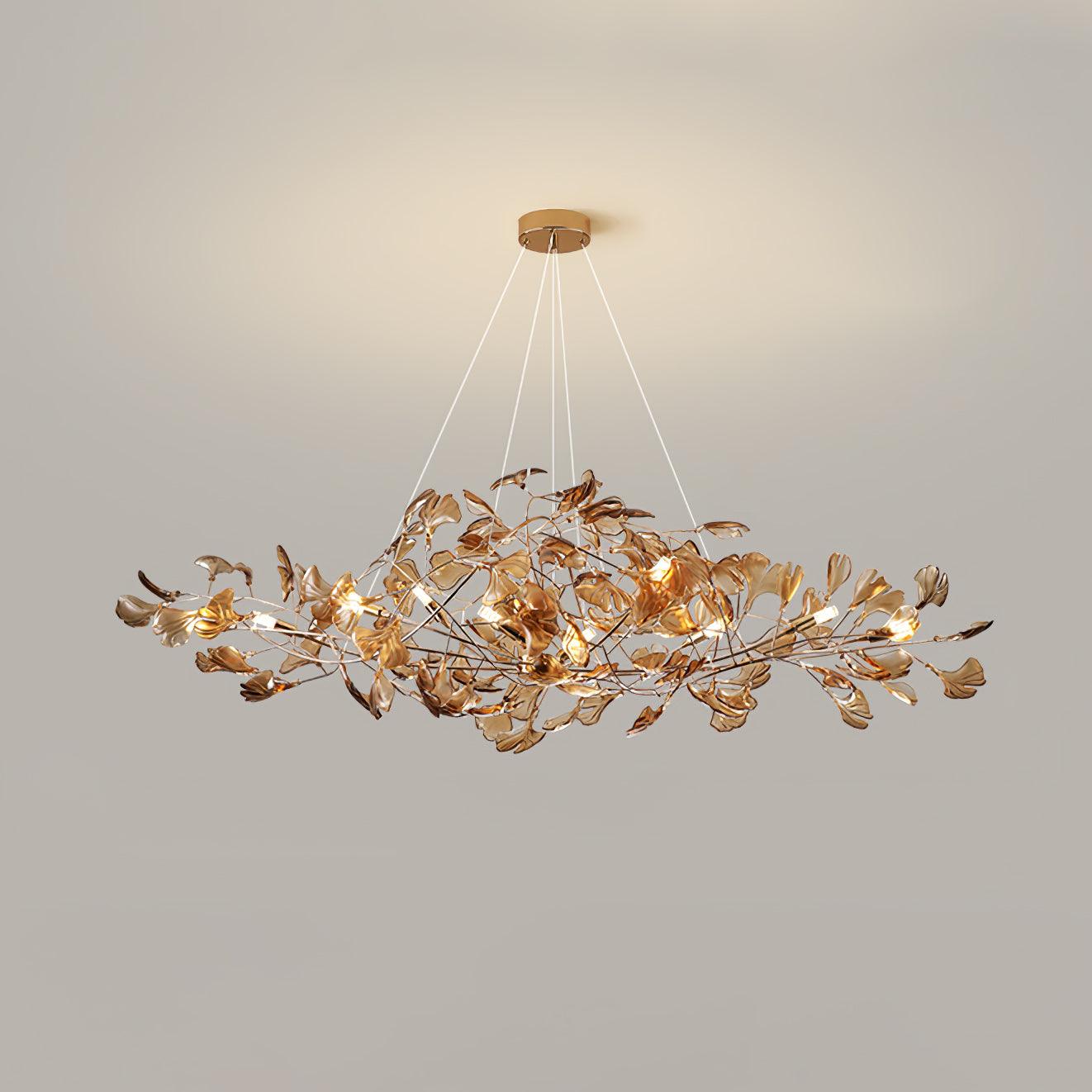 Ginkgo Leaf Chandelier