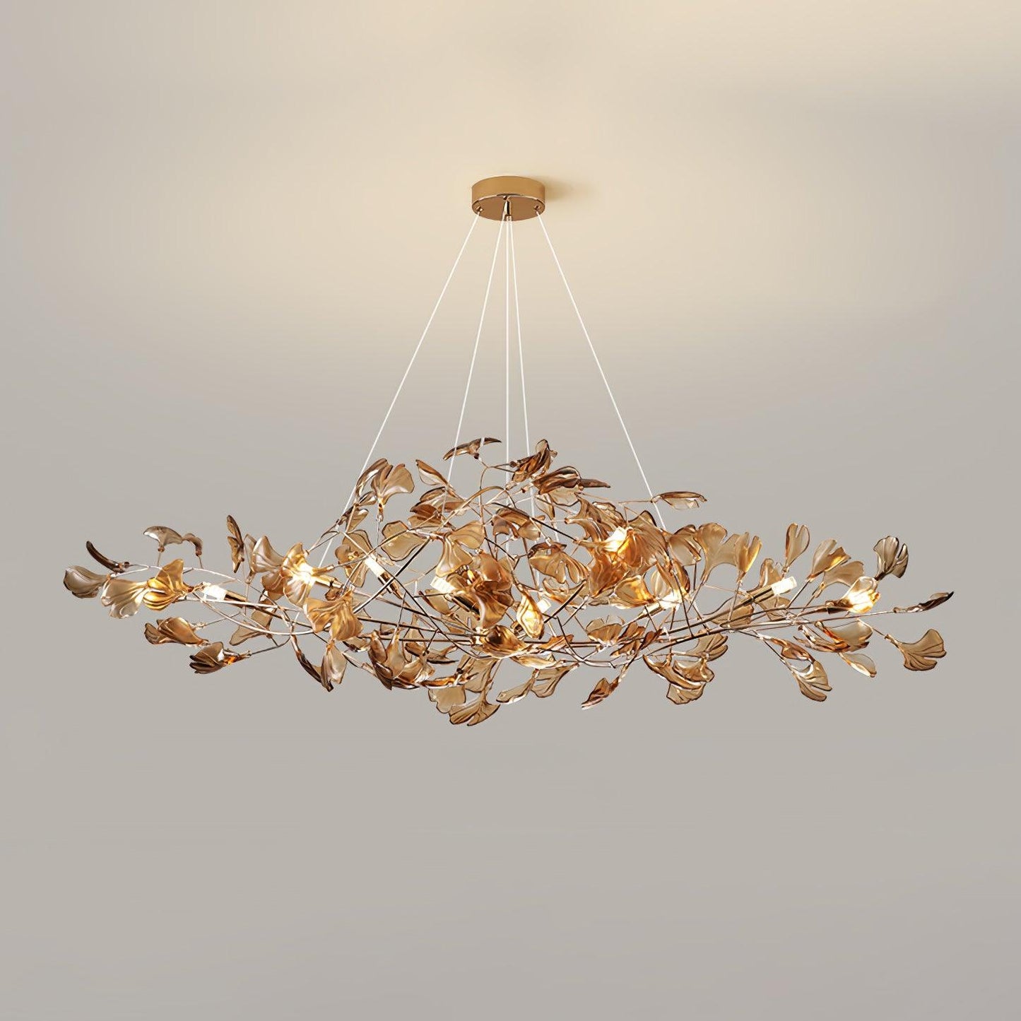 Ginkgo Leaf Chandelier