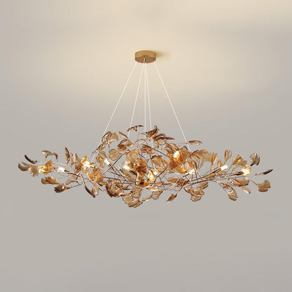 Ginkgo Leaf Chandelier