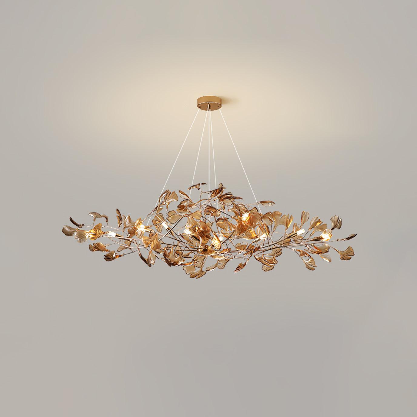 Ginkgo Leaf Chandelier
