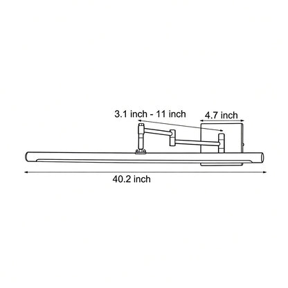 Adjustable Bathroom Vanity Wall Light