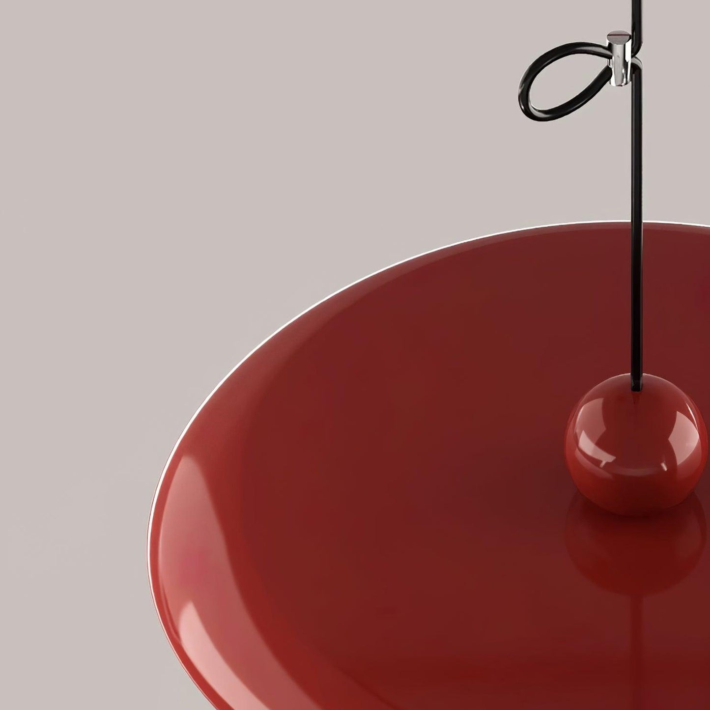 Adjustable Arm Disc Pendant Ceiling Light