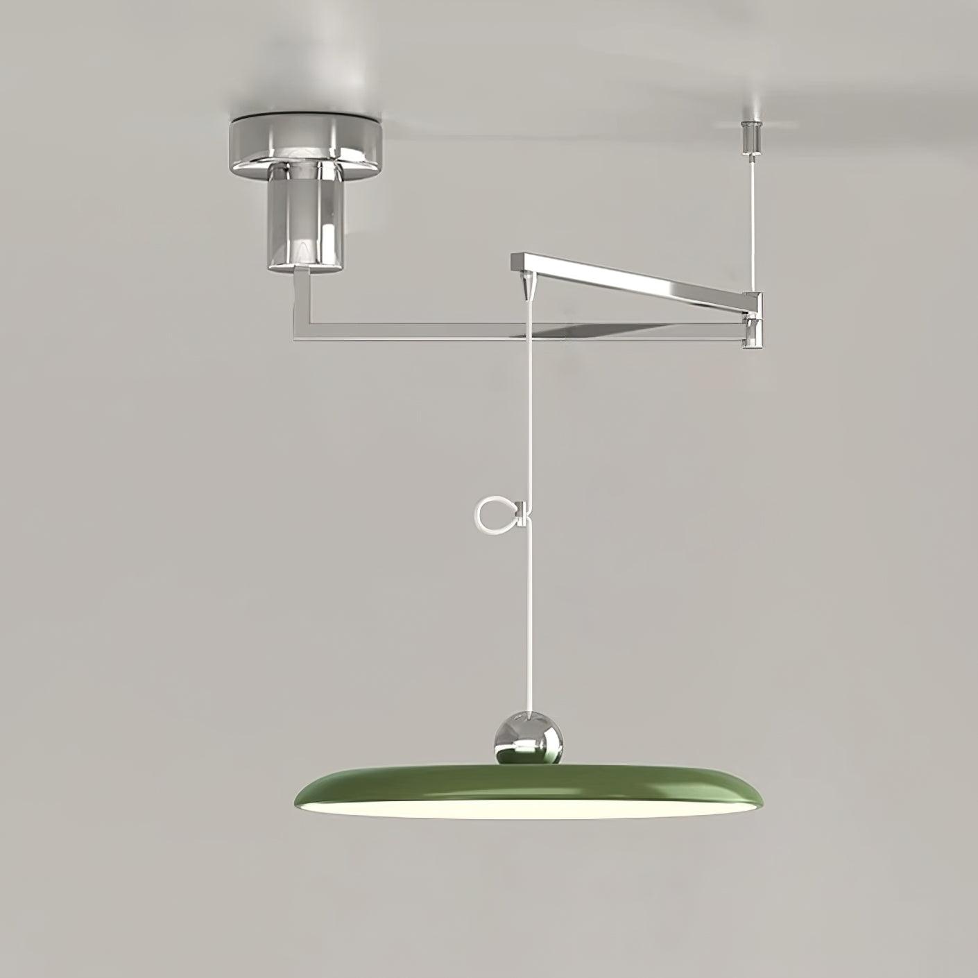 Adjustable Arm Disc Pendant Ceiling Light