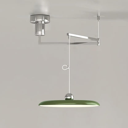Adjustable Arm Disc Pendant Ceiling Light