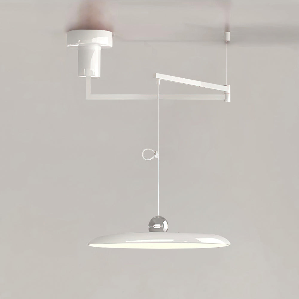 Adjustable Arm Disc Pendant Ceiling Light