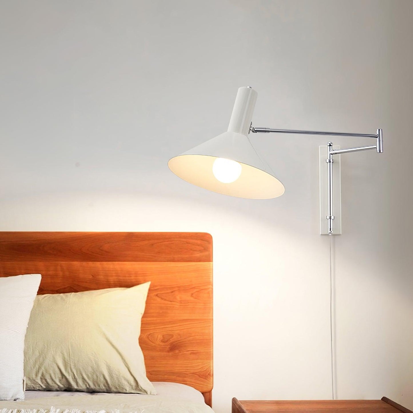 Adjustable Swing Arm Wall Lamp Light