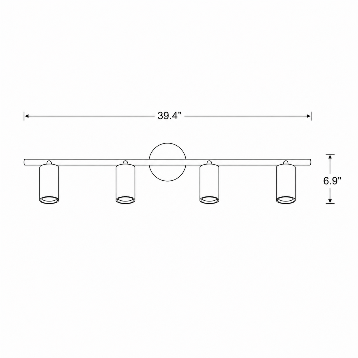 Aero Rotatable Spotlight Wall Light