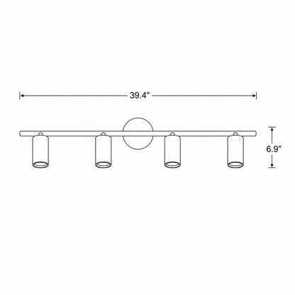 Aero Rotatable Spotlight Wall Light