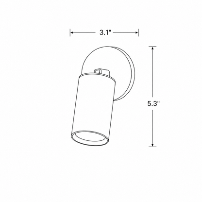Aero Rotatable Spotlight Wall Light