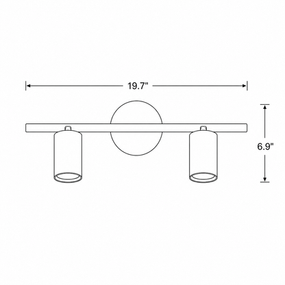 Aero Rotatable Spotlight Wall Light