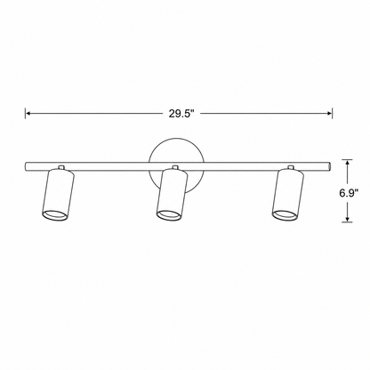 Aero Rotatable Spotlight Wall Light