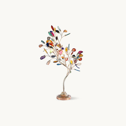 Delphine Agate Stone Table Lamp