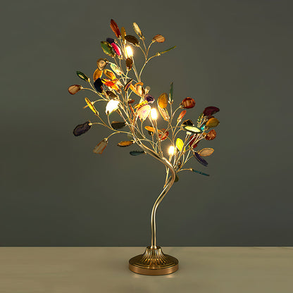 Delphine Agate Stone Table Lamp