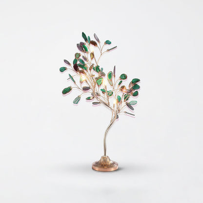 Delphine Agate Stone Table Lamp