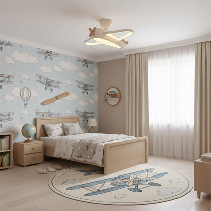 Lexos Nursery Airplane Ceiling Lamp