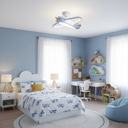 Lexos Nursery Airplane Ceiling Lamp