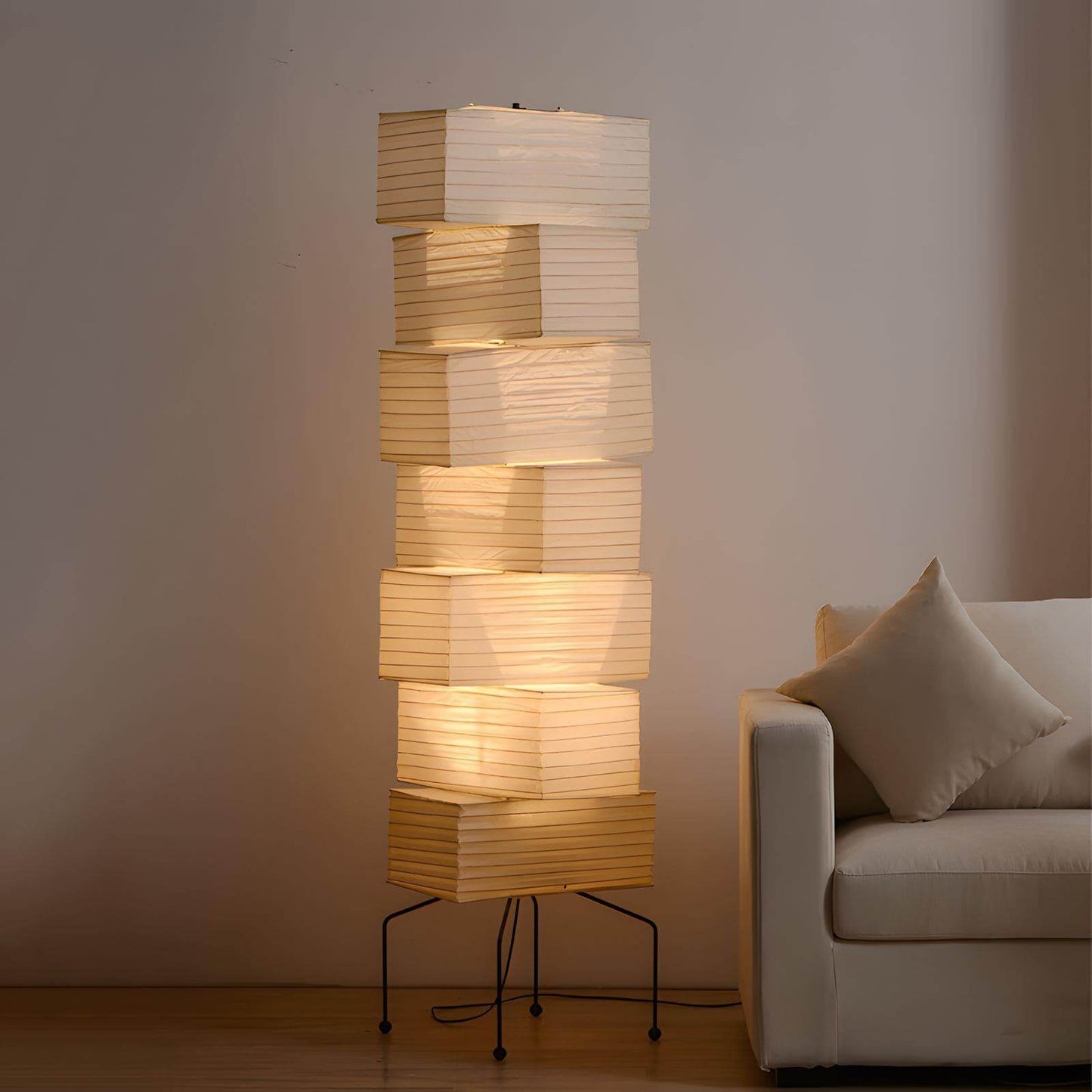Noriko Paper Akari UF4-L10 Floor Lamp