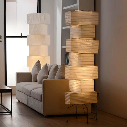 Noriko Paper Akari UF4-L10 Floor Lamp