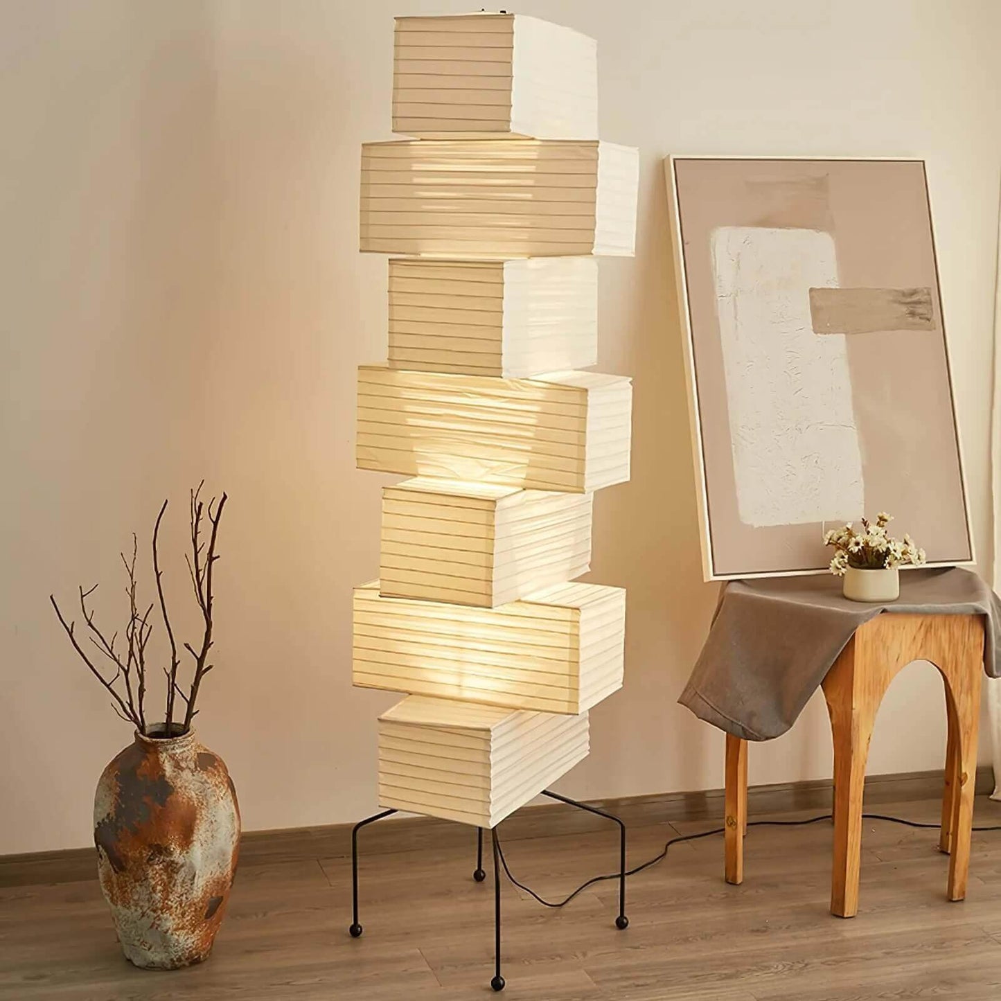Noriko Paper Akari UF4-L10 Floor Lamp