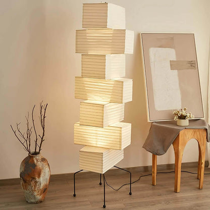 Noriko Paper Akari UF4-L10 Floor Lamp