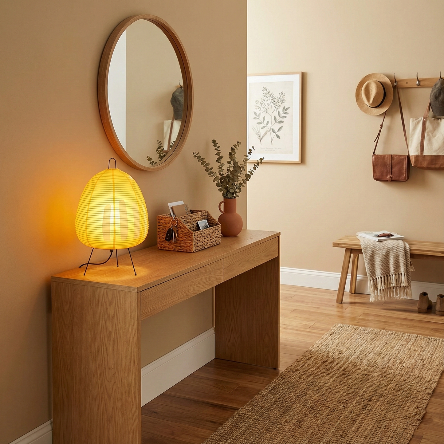 Noriko Japanese Table Lamp