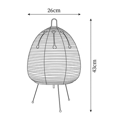 Noriko Japanese Table Lamp