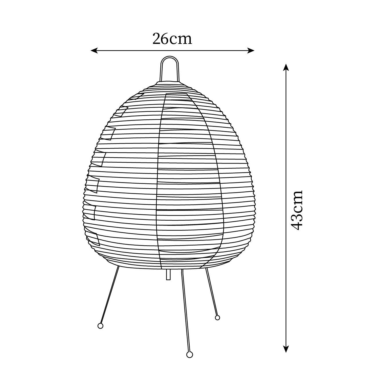 Noriko Japanese Table Lamp