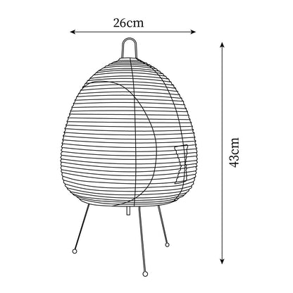Noriko Japanese Table Lamp