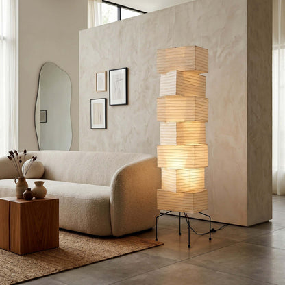 Noriko Paper Akari UF4-L10 Floor Lamp