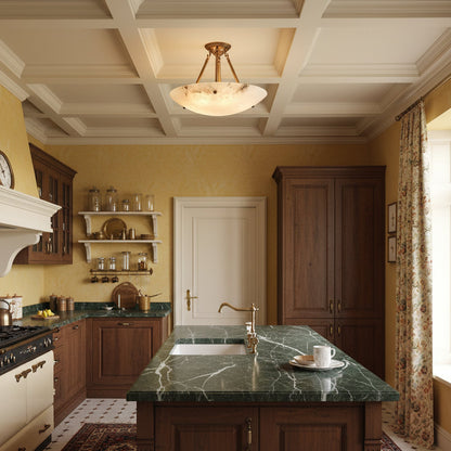Arlette Alabaster Bowl Ceiling Light