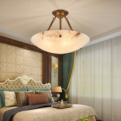 Arlette Alabaster Bowl Ceiling Light