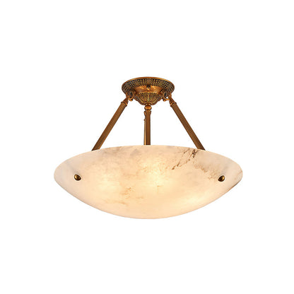Arlette Alabaster Bowl Ceiling Light