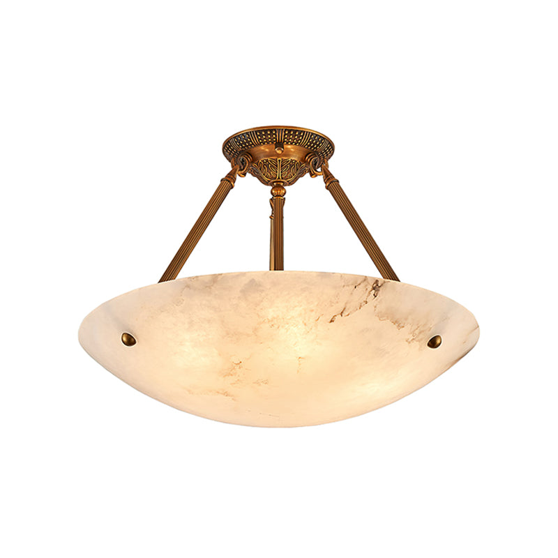 Arlette Alabaster Bowl Ceiling Light