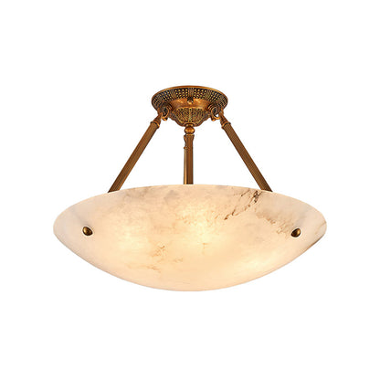 Arlette Alabaster Bowl Ceiling Light