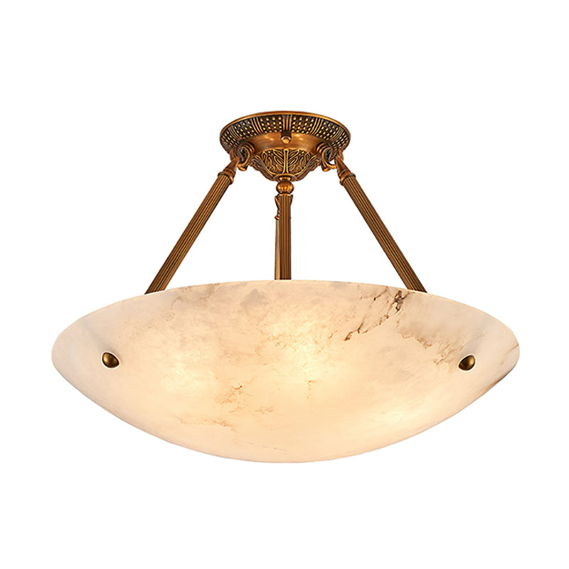 Arlette Alabaster Bowl Ceiling Light