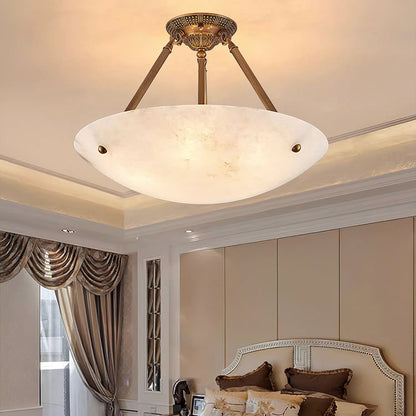 Arlette Alabaster Bowl Ceiling Light