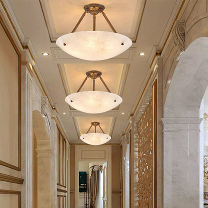 Arlette Alabaster Bowl Ceiling Light