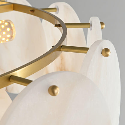 Arvix Alabaster Tiered Chandelier