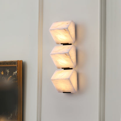 Orlena Alabaster Staircase Wall Light