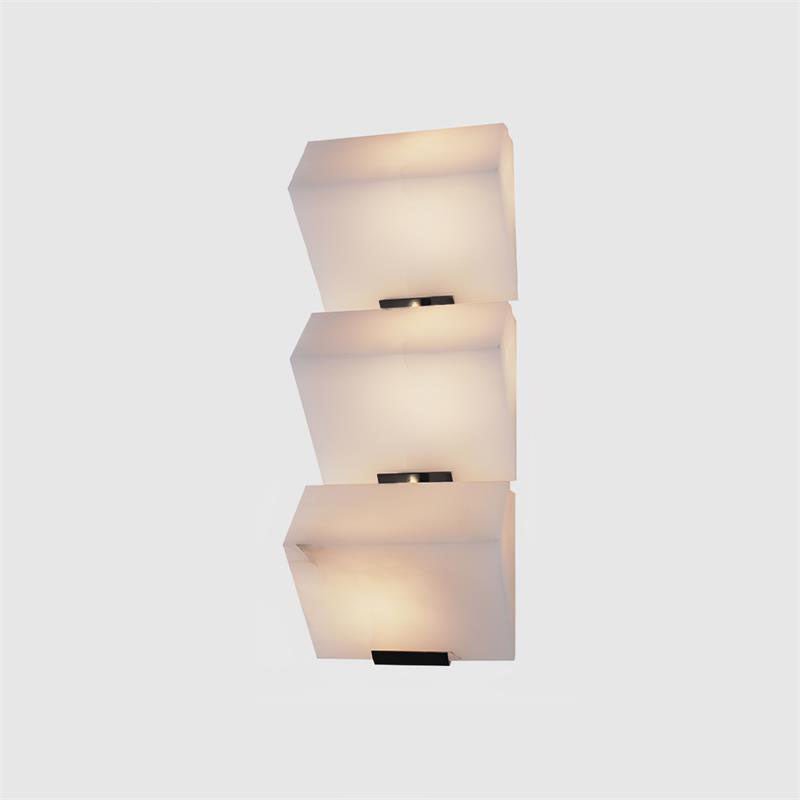 Orlena Alabaster Staircase Wall Light