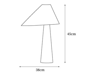 Celestine Vintage Wooden Table Lamp