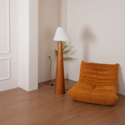 Celestine Vintage Wooden Floor Lamp