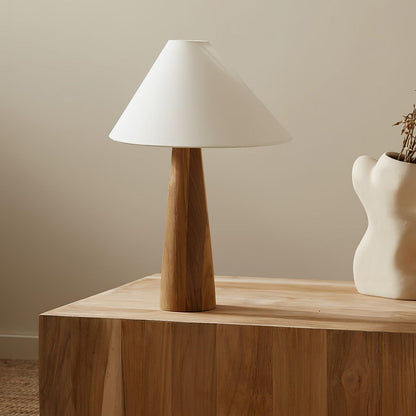 Celestine Vintage Wooden Table Lamp