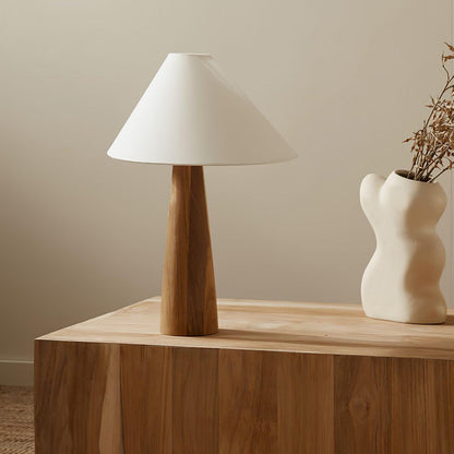 Celestine Vintage Wooden Table Lamp