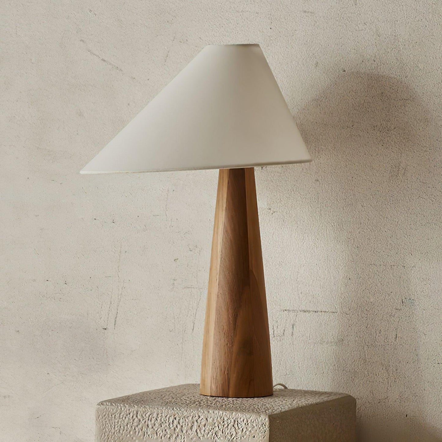 Celestine Vintage Wooden Table Lamp